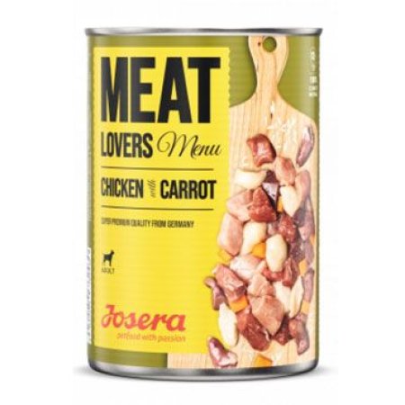 Josera Dog Meat Lovers Menu Chicken with Carrot 400 g