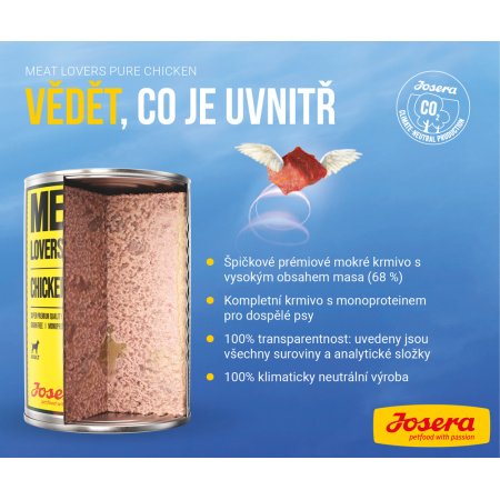 Josera Dog Meat Lovers Pure Chicken 400 g