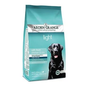 Arden Grange Light with čerstvý Chicken & Rice 12 kg