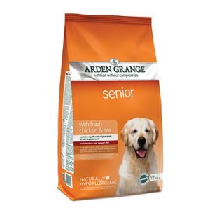 Arden Grange Senior s čerstvým Chicken & Rice 12 kg