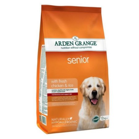Arden Grange Senior s čerstvým Chicken & Rice 12 kg