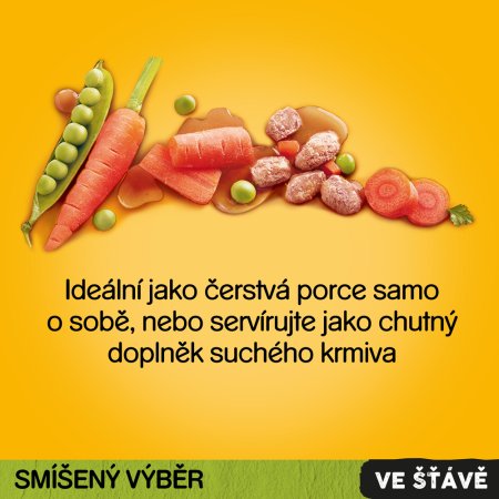 PEDIGREE mixovaný výber v šťave 12pack 1200 g