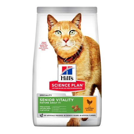 Hill’s Science Plan Feline Adult 7+ Senior Vitality Chicken 1,5 kg
