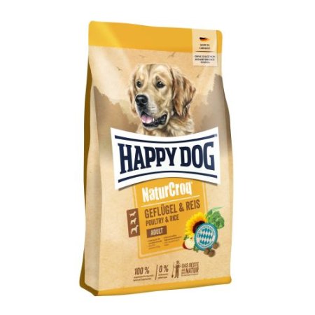 Happy Dog NaturCroq Geflügel PUR & REIS 11 kg