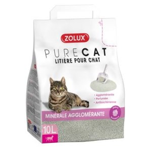 Podstielka PURECAT antibacterial scent clump 10l Zolu