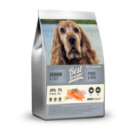 Best Breeder Senior / Light Fish & Rice 12 kg