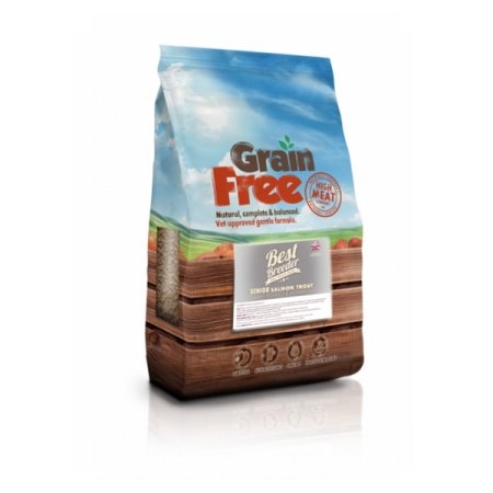 Best Breeder Grain Free Senior Trout so Salmonom, Sweet Potato & Asparagus 2 kg