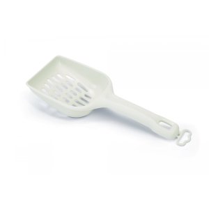 Beeztees Lopatka na čistenie toalety plastová krémová 25cm