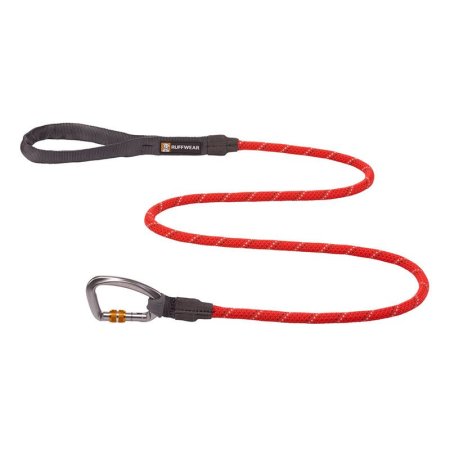 Vodítko pre psov Ruffwear Knôt-a-Leash-red-sumac-S