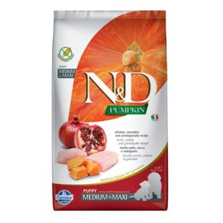 N&D Puppkin M/L Chicken & Pomegranate 2,5kg