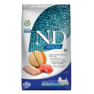 N&D OCEAN DOG Adult Mini Salmon & Cod & Melón 800g