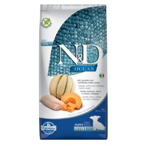 N&D OCEAN DOG Puppy Mini Codfish & Pumpkin & Melón 7kg