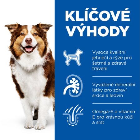 Hill’s Science Plan konzerva pre staršie psy s kuracím 370 g (EXPIRÁCIA 12/2025)