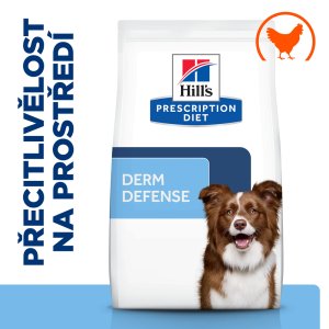 Hill’s Prescription Diet Derm Defense Alergia a starostlivosť o kožu granule pre psov 4 kg