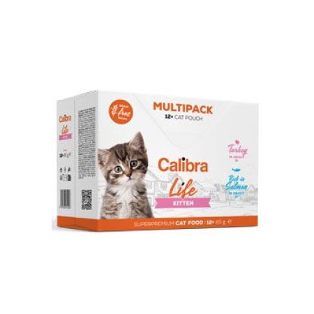 Calibra Cat Life vrecko Kitten Multipack 12x85g