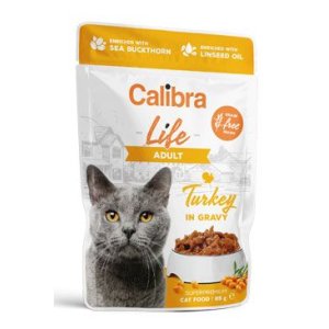 Calibra Cat Life vrecko Adult Turkey in gravy 85g