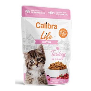 Calibra Cat Life vrecko Kitten Turkey in gravy 85g