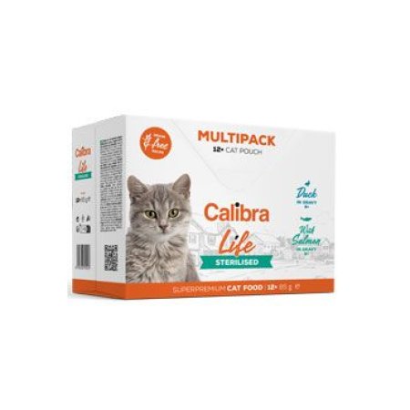 Calibra Cat Life vrecko Sterilised Multipack 12x85g