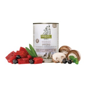 ISEGRIM Adult Steppe: Konské mäso s čiernym žeriavom a šampiňónmi 400 g