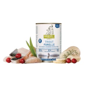 ISEGRIM Adult River: Pstruh s pastierom a brusnicami 400 g