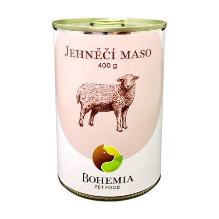 Bohemia Pet Food Jahňacie mäso vo vlastnej šťave 400 g