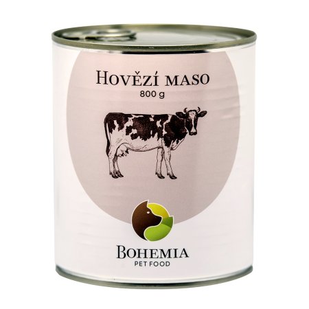 Bohemia Pet Food Hovädzie mäso vo vlastnej šťave 800 g