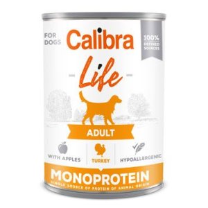 Calibra Dog Life konz.Adult Turkey with apples 400g