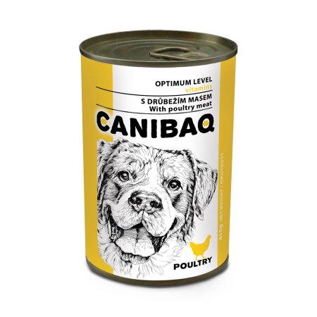 CANIBAQ Classic Konzerva pes hydinová 415 g
