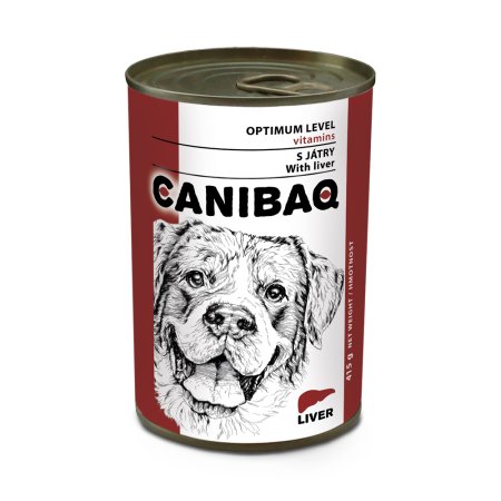 CANIBAQ Classic Konzerva pes pečeň 415 g