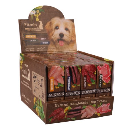 Fitmin dog Purity Snax STRIPES box 4 príchute 24x35 g