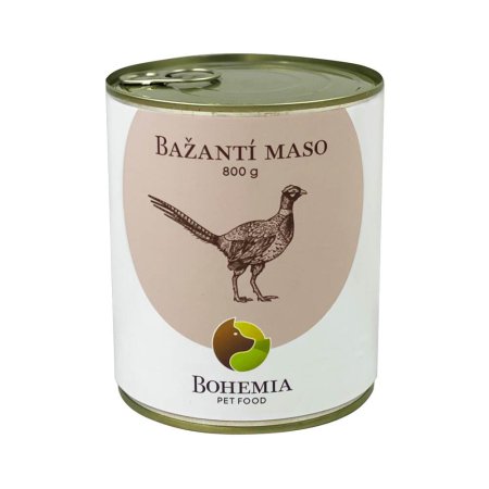 Bohemia Pet Food Bažantie mäso vo vlastnej šťave 800 g