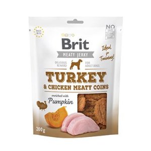 Brit Jerky Turkey Meaty Coins 200g
