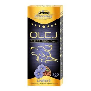 VITAR Veterinae Ľanový olej 200 ml
