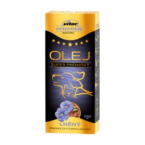VITAR Veterinae Ľanový olej 500 ml