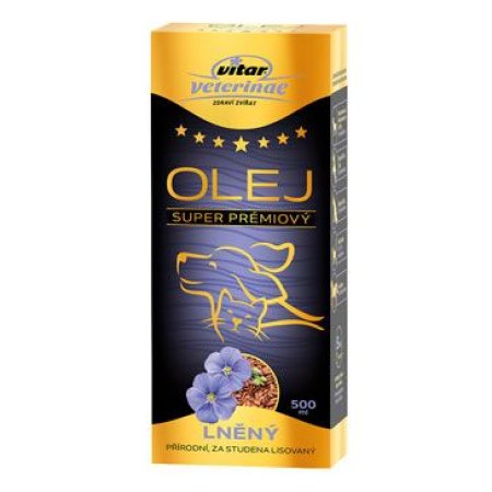 VITAR Veterinae Ľanový olej 500 ml