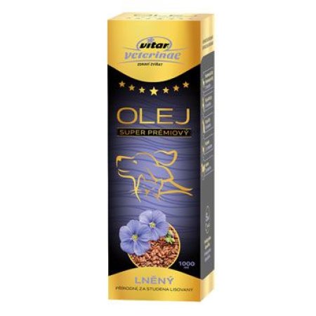 VITAR Veterinae Ľanový olej 1000 ml