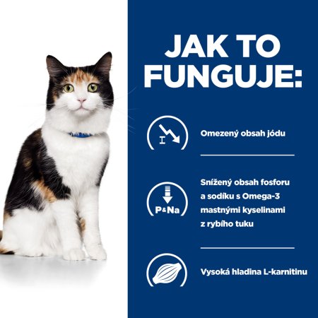 Hill’s Prescription Diet y/d Starostlivosť o štítnu žľazu granule pre mačky 1.5 kg