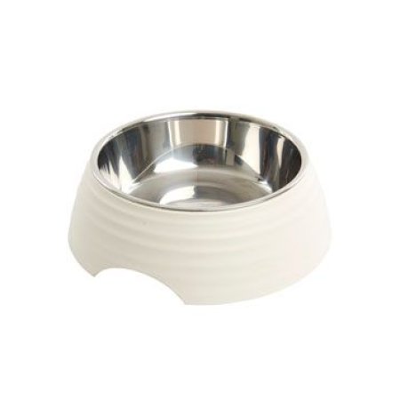 Miska melamín Frosted Ripple Bowl 700ml biela BUSTER