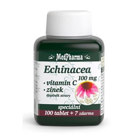 Echinacea 100mg+vit.C+zinok 60tbl + 7tbl zadarmo