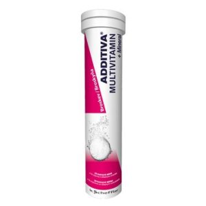 Multivitamín Additíva broskyňa + minerál tbl eff 20