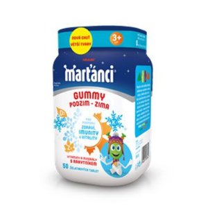 Multivitamín Marťankovia Gummy Jeseň-Zima Walmark 50tbl
