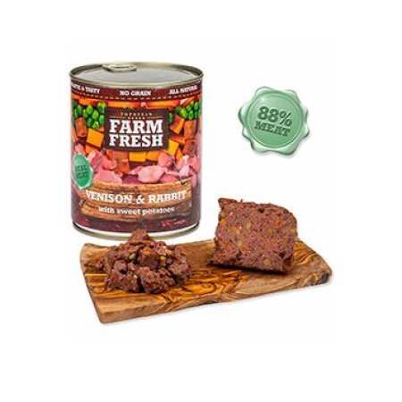 Farm Fresh Venison and Rabbit with Sweet Potatoes 800 g