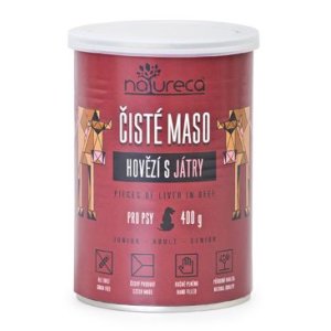 NATURECA konz. hovädzie s pečeňou pre psov 400g