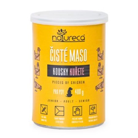 NATURECA konz. kuracie kúsky pre psov 400g