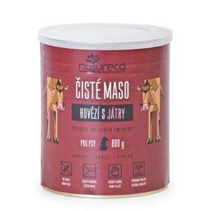 NATURECA konz. hovädzie s pečeňou pre psov 800g