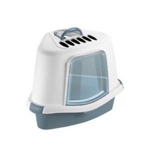 WC mačka CATHY rohové kryté modrá Zolux