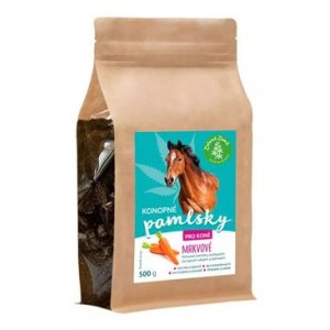 Maškrty pre kone - mrkvové 500g