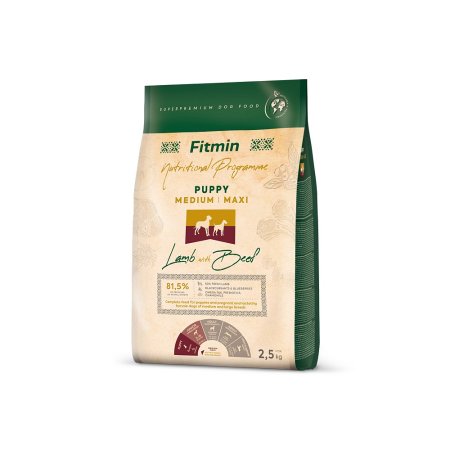 Fitmin dog medium maxi puppy Lamb & Beef 2,5 kg