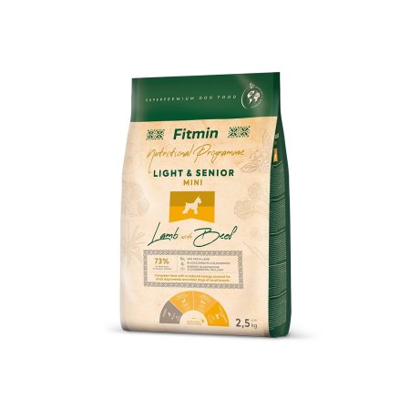 Fitmin dog mini light senior Lamb & Beef 2,5 kg