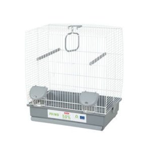 Klietka vtáky PRIMO Carla 40cm biela/sivá Zolux